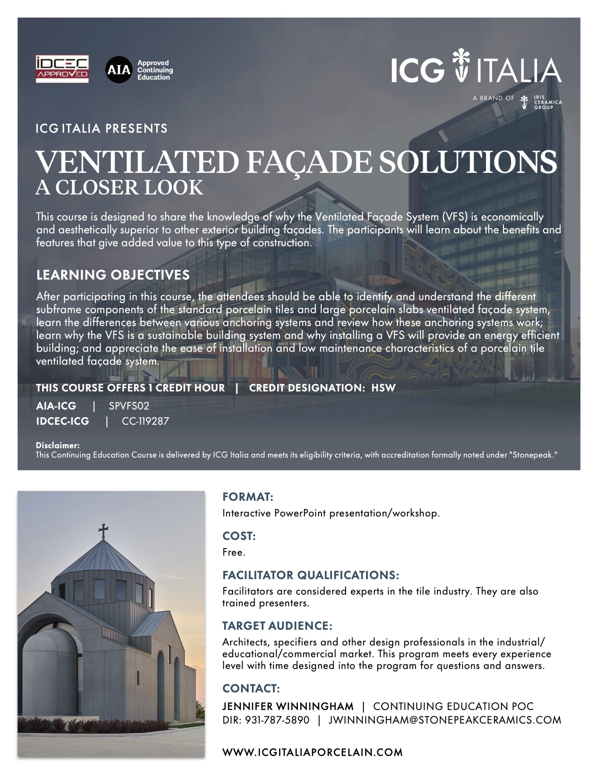 ICG IT_CEU_Summary Flyer_2026_Ventilated Facade Solutions – A Closer Look